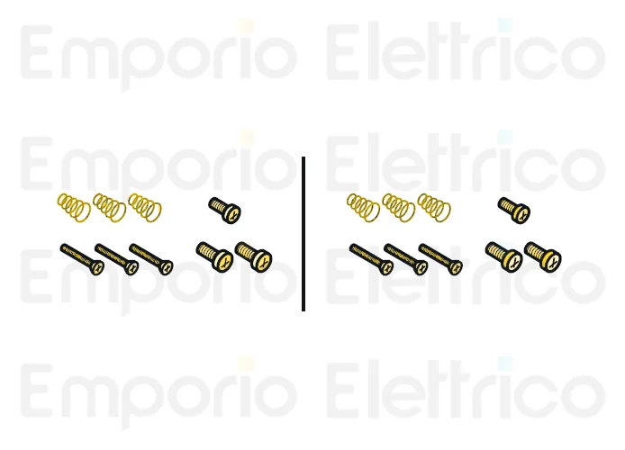 fadini pièce détachée paquet de vis et de ressorts pour polo 44 44013