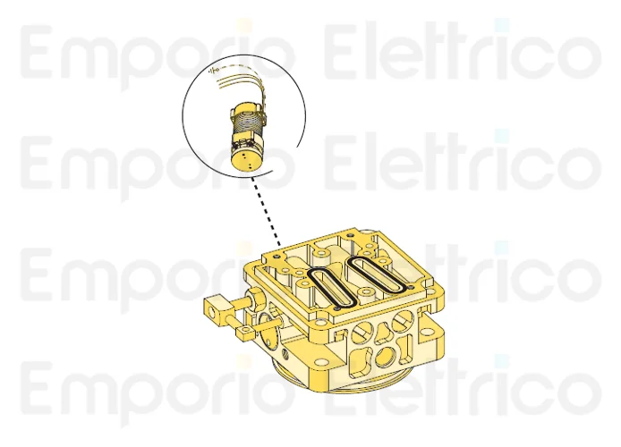 fadini pièce détachée soupape de distribution de la pression d'huile complète pompe p3 380127 