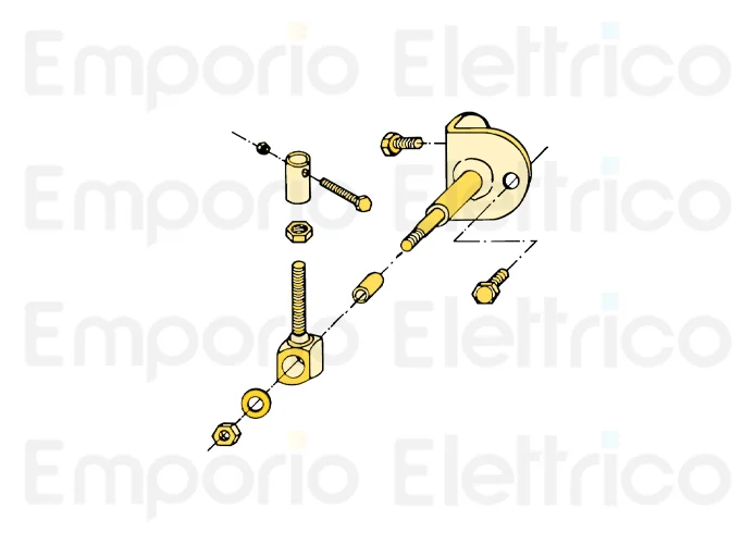 fadini pièce détachée groupe composants fixation tige à l'articulation pour barri 88 888194