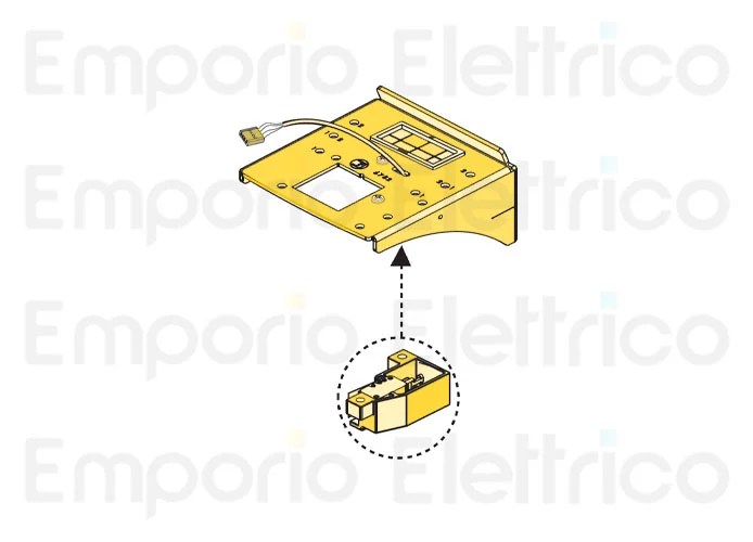 fadini pièce détachée plaque de fixation pour bart 350 35099