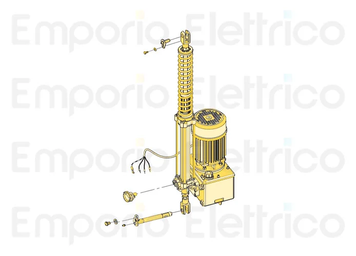 fadini pièce détachée cos 982 moteur-centrale hydraulique-piston ø 40 mm de 8 s pour bayt 980 97320