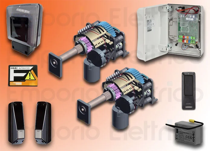 faac kit automazione 24v high kit perfect 60 12020