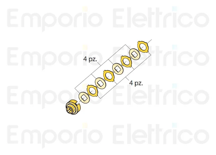fadini ricambio campana frizione completa 31161