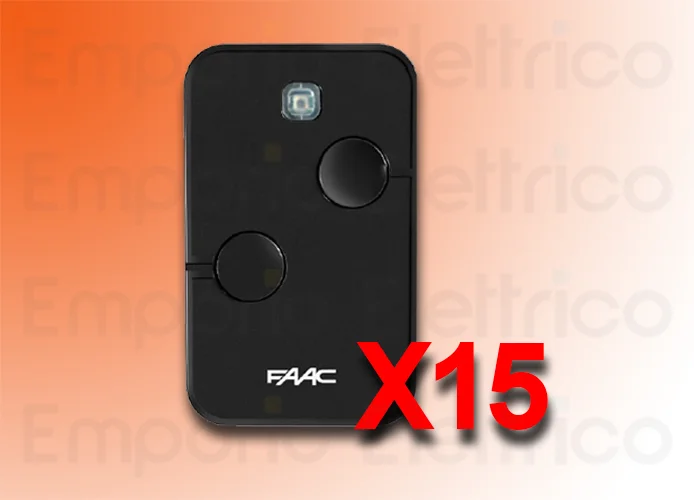 faac 15 télécommande à 2 canaux xto2 slh-sl-ds-rc 433mhz 787032 15 (ex code 787007)