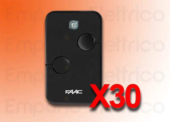 faac 30 télécommande à 2 canaux xto2 slh-sl-ds-rc 433mhz 787032 30 (ex code 787007)