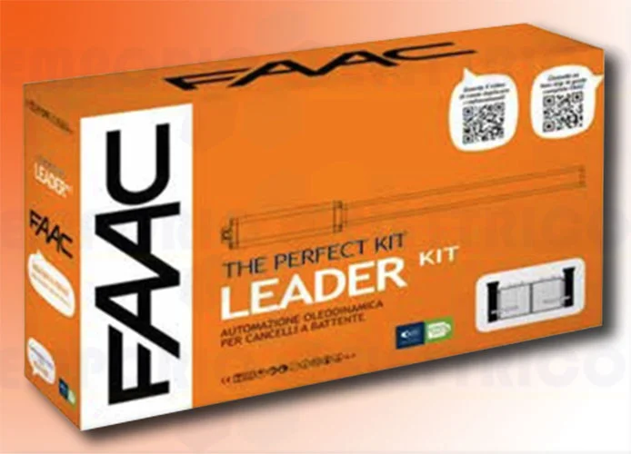 faac kit motorisation 230v leader kit perfect 105911