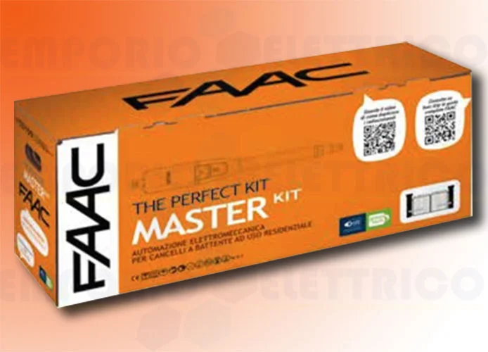 faac kit motorisation 230v master kit perfect 105910