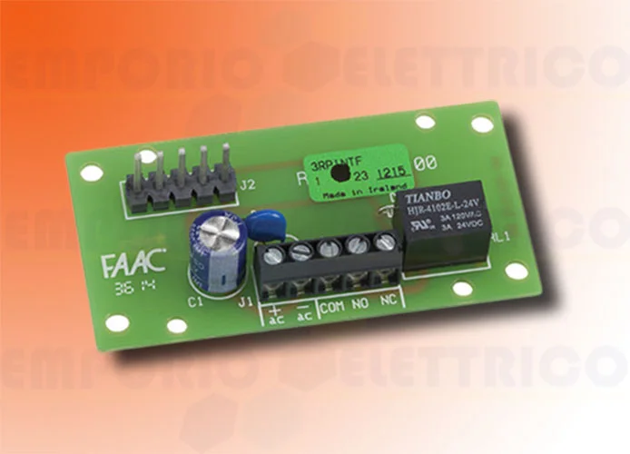 faac interface relais pour les récepteurs rp 787725