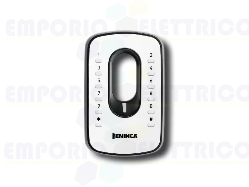 beninca clavier numérique en aluminium câblé iri.kpad-c 9760032