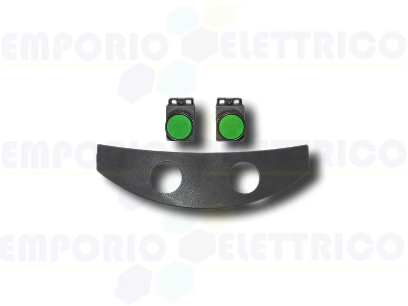 beninca ensemble de 2 boutons verts pour boîte lb kpo 9855001