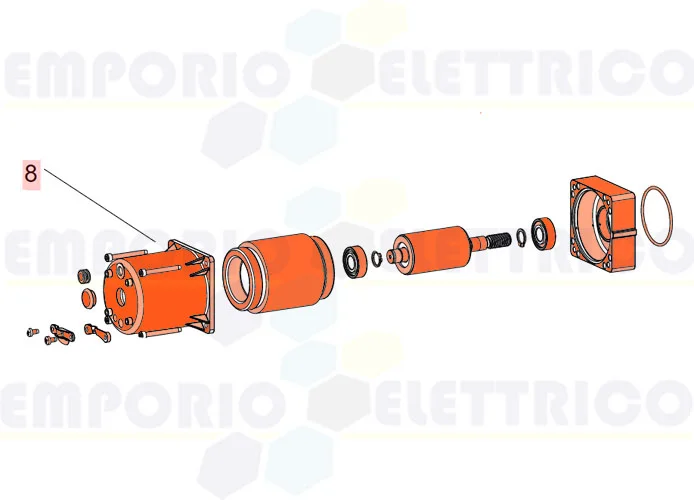 faac pièce détachée moteur 390/550 l/breeze l 230v 63003170