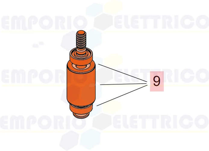 faac pièce détachée rotor 412-bat 746028