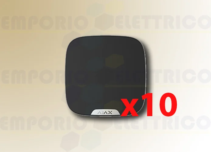 ajax lot de brandplates ss dd 10 (10 pcs) noir 39278