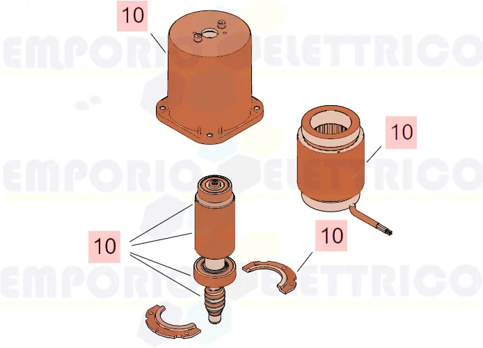 faac pièce détachée moteur 741 63003159