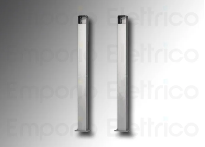 nice 2 pcs colonnette en aluminium pour 1 sélecteur h=1100mm era post ppk