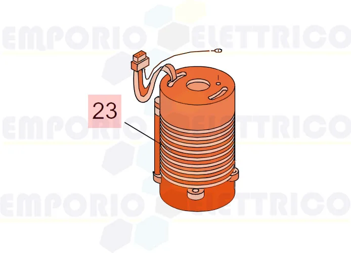 faac pièce détachée moteur électrique 220v h 125 2p. c/t 7704065