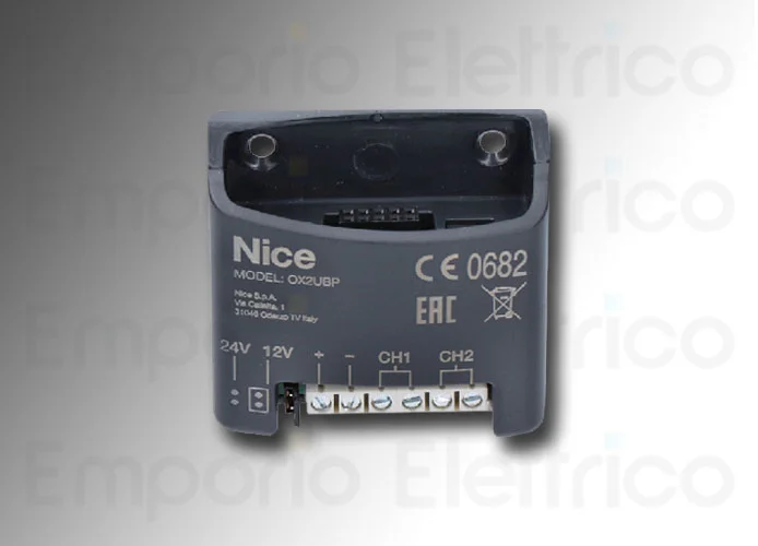 nice interface hardware universelle récepteurs enfichables série oxi ox2ubp
