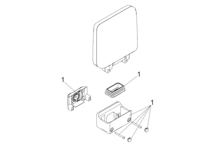 faac page pièces détachées pour xled