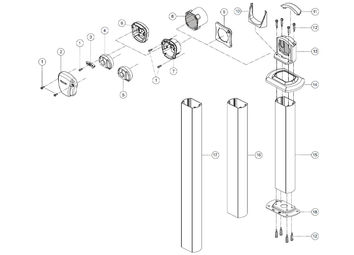 fadini page de pièces détachées pour fit 55