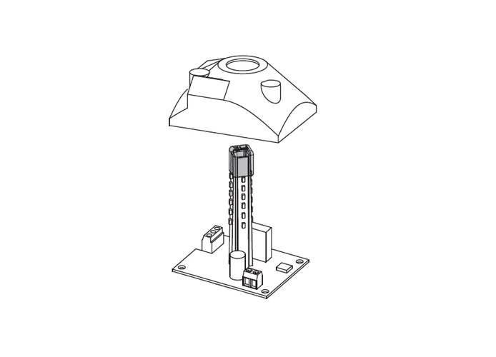 fadini pièce détachée carte électronique clignotant lumière led complète 46026