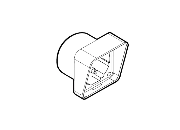 fadini pièce détachée boîtier externe à encastrer pour polo 44 44001