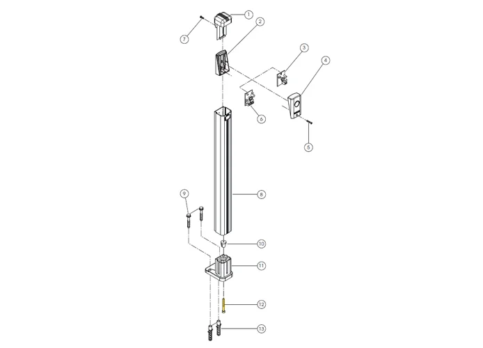 fadini pièce détachée vis m6x50 tei de deverrouillage pour trifo 11 11012