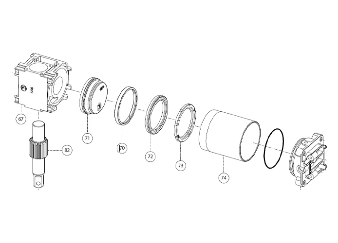 fadini pièce détachée piston complet pour aproli 280 batt 280158