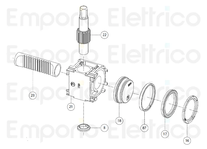 fadini pièce détachée piston complet pour aproli 380 lb 380131