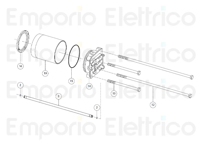 fadini pièce détachée tireur m8x293 pour aproli 380 lb 38012