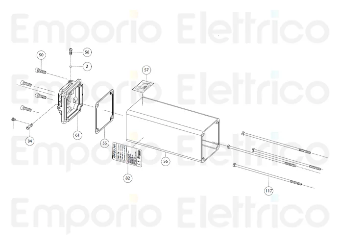 fadini pièce détachée autocollant d'instructions pour purge aproli 380 lb 38057