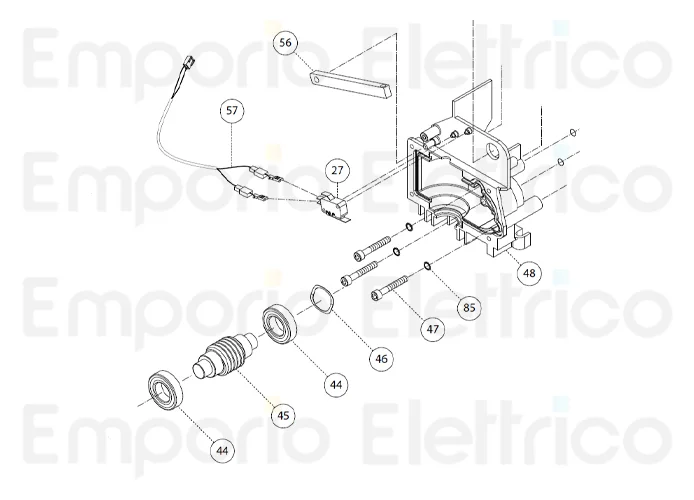 fadini ricambio cuscinetto 6203 2rs per bart 350 35044