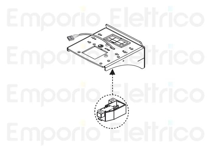 fadini pièce détachée plaque de fixation pour bart 350 35099