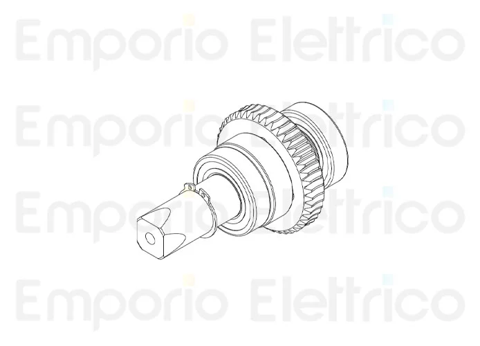 fadini pièce détachée arbre de transmission avec couronne pour bart 350 35103