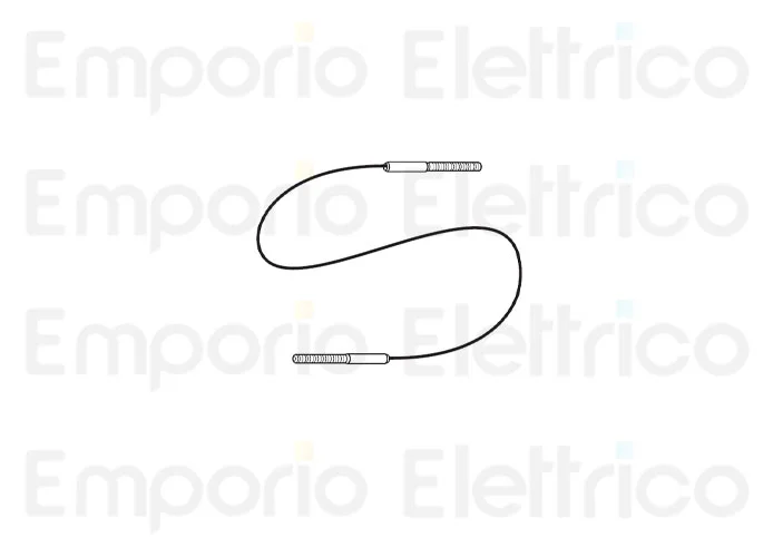 fadini pièce détachée câble métallique ø 4 de 1,25 m pour bayt 980 97324