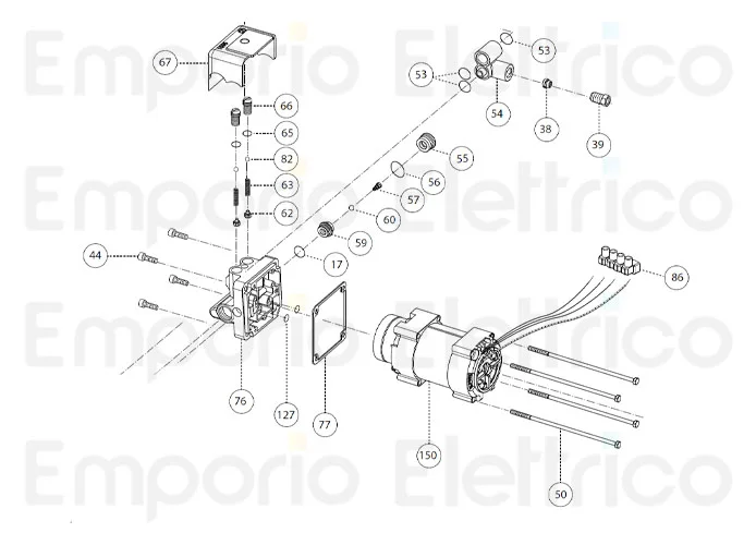 fadini pièce détachée borne fixation câbles pour combi 740 74086