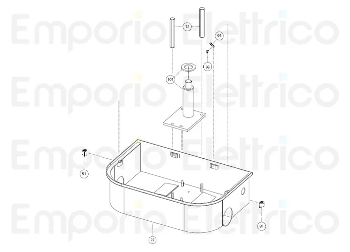 fadini pièce détachée vis de mise à la terre m5x10 tcc pour combi 740 74093 