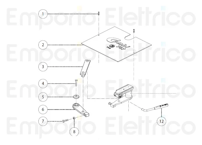 fadini pièce détachée vis 6x20 te inox auto-filetage pour combi 787 78701