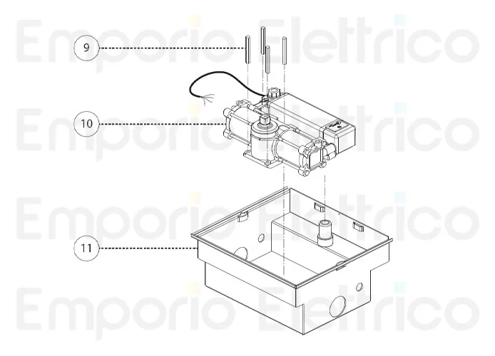 fadini pièce détachée goujons hexagonaux pour combi 787 78709