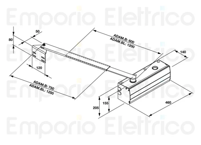 beninca page des pièces détachées moteur adam