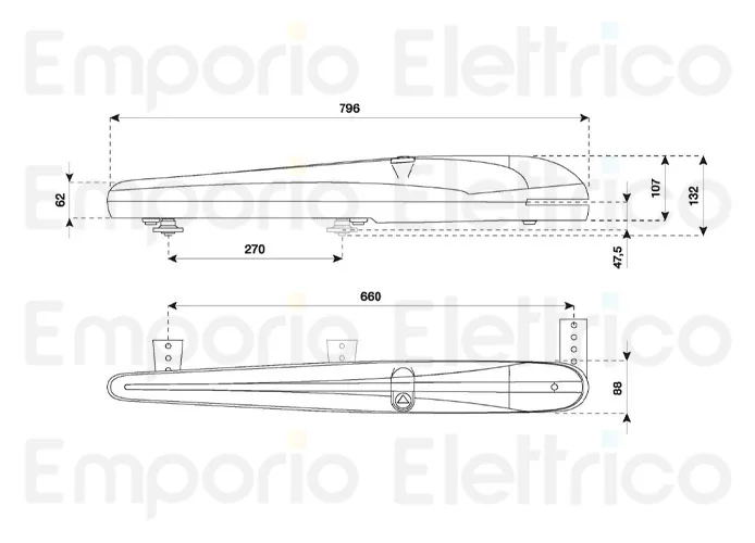 beninca page des pièces détachées pour moteur bob21m