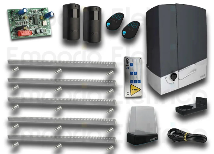 came kit automatisme bxv plus 801ms-0580+5 mt crémaillère galvanisée emp8k01ms-057cremz5