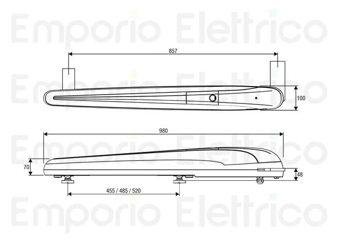 beninca page pièces détachées pour moteur bob5024