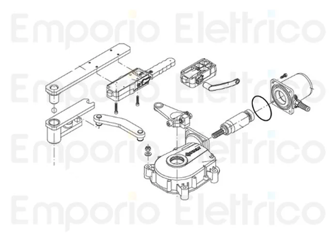 beninca pièce détachée groupe de traction pour du.it9n/14/24v 9686319