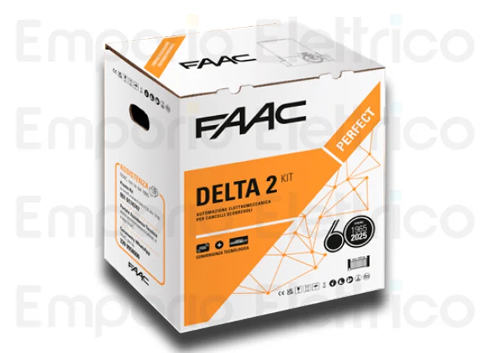 faac kit d'automatisation 230v delta2 kit perfect 60 120009