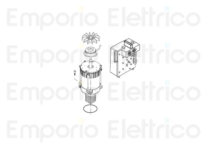 beninca pièce détachée alimentation pour frein électrique bull.he reverse 968601865