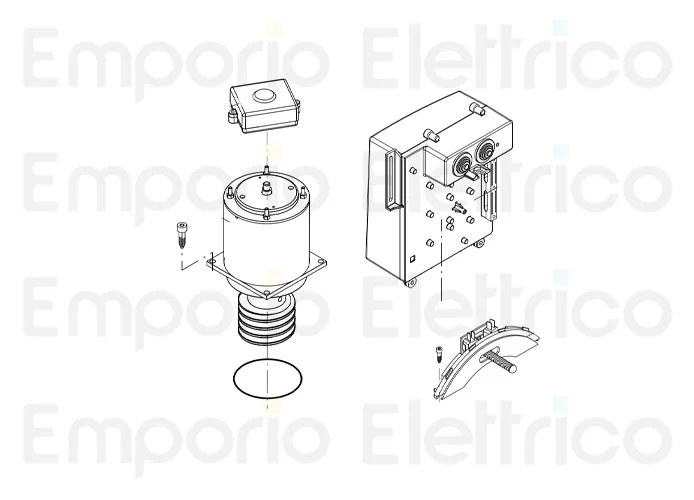 beninca pièce détachée moteur 24v pour bull1024 9688080