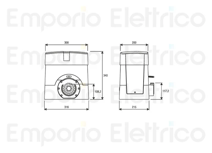 beninca page pièce détachées pour moteur bull10m 5b