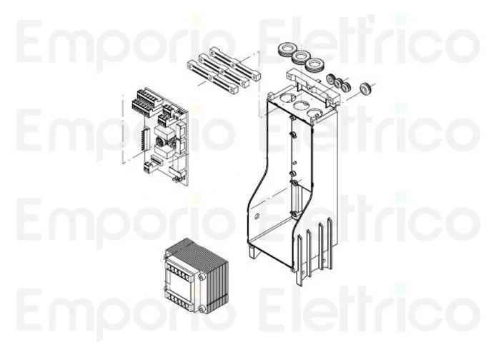 beninca pièce détachée transformateur pour zed 24 pour bull424/624 9686177