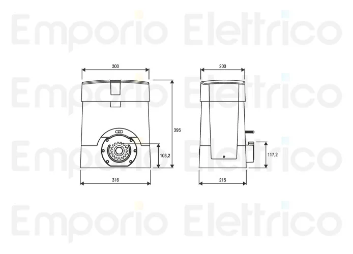 beninca page pièce détachées pour moteur bull1524.s