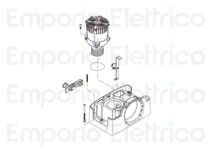 beninca pièce détachée moteur 230v x bull17 omi (joint d'huile) 9688344